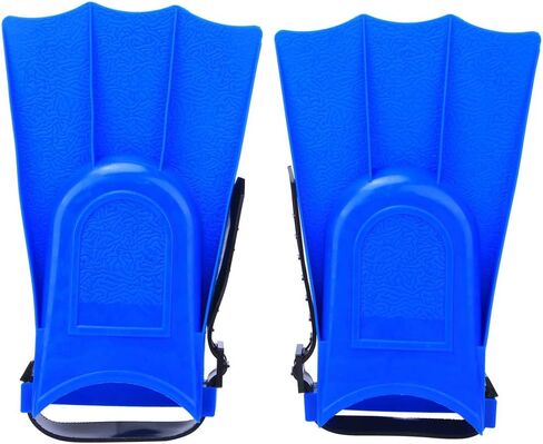 Kids Swimming Fins, 1 Paar Kids Diving Short Flippers PVC Swimming Training Fins Lightweight Scuba Flippers in Saudi Arabia