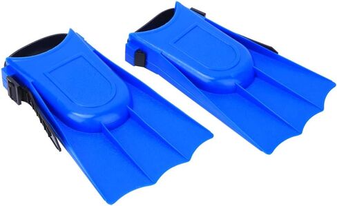 Kids Swimming Fins, 1 Paar Kids Diving Short Flippers PVC Swimming Training Fins Lightweight Scuba Flippers in Saudi Arabia