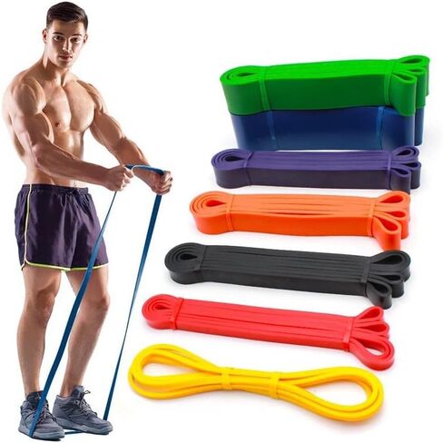Resistance Bands, Mobility Bands, Pullup Bands, Workout Bands, Elastic Bands for Body Stretching, Crossfit Training for Indoor Outdoor Home Gym, Men and Women, Beginner and Professioner in Saudi Arabia