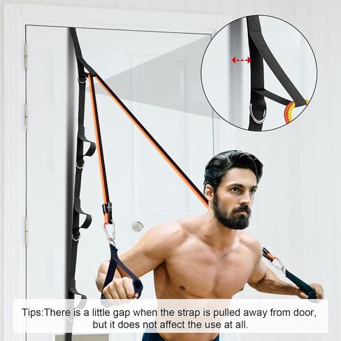 Door Anchor Strap for Resistance Bands - Heavy-Duty Multi-Loop Resistance Bands - Door Anchor, Up to 4 Anchor Points, Legs Ankle Straps for Resistance Training, Physical Therapy, Home Workouts in Saudi Arabia