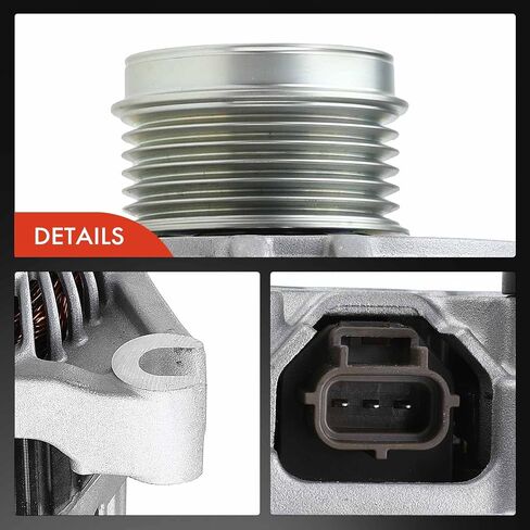 مولد كهربائي ممتاز متوافق مع Ford Crown Victoria 2004-2011 V8 4.6L، 12V 200A 6-Groove Pulley في اتجاه عقارب الساعة، استبدال # 4W7310300AC، 4W7Z10346AC in Saudi Arabia