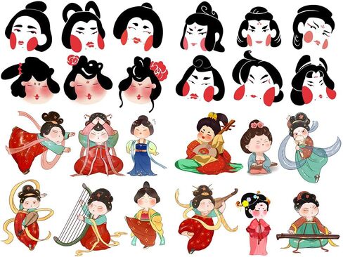 المناظر الطبيعية الخضراء طلاء حبر Kawaii الجمالية سعيد مخطط يوميات مجلة القرطاسية سكرابوكينغ ملصقات السفر لوازم الفن (PK810) in Saudi Arabia