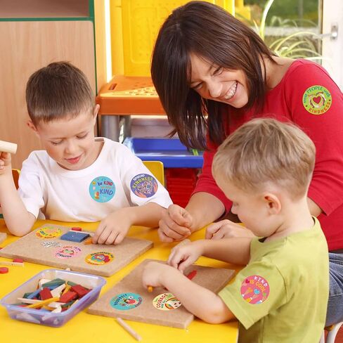 300 قطعة من ملصقات اللطف للأطفال - ملصقات إيجابية، ملصقات رسائل إيجابية لنشر اللطف في ختم المظروف، وتغليف الهدايا in Kuwait