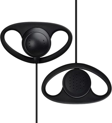 HYS D شكل سماعة أذن لاسلكية مع ميكروفون وPTT، سماعة راديو ثنائية الاتجاه لـ Kenwood NX-220E/NX-220E2 dPMR رقمية/تناظرية، سماعة راديو ثنائية الاتجاه لـ Baofeng BF-888S UV-5R WOUXUN KG-699 KG-689 in Kuwait