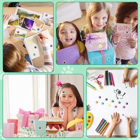 1000 قطعة من ملصقات طباعة مخالب للأطفال، ملصقات ذاتية اللصق لمخالب الكلب، مخطط حافز على شكل مخلب الحيوان، ملصقات للأطفال والطلاب الصغار لملصقات مكافأة المعلم في رياض الأطفال in Kuwait