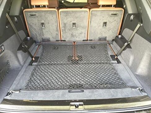 Floor Style Trunk Mesh Cargo Net for Audi Q7 Premium Premium Plus Prestige 2017-2023- Premium Trunk Organizer and Storage - Luggage Net for SUV in Saudi Arabia
