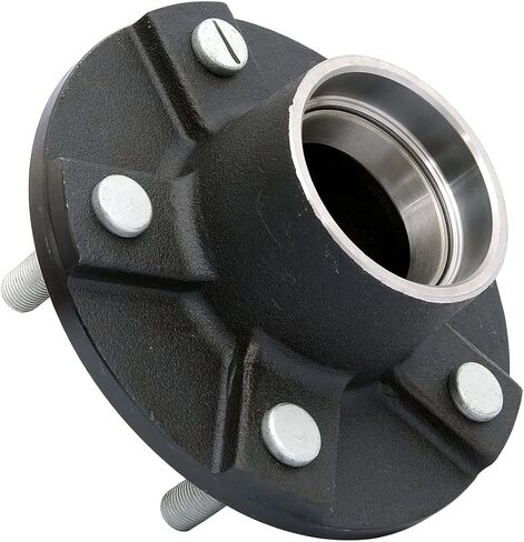 FKG Trailer Hub Spindle Kit 5 Bolt on 5" Bolt Circle Fit for 3,500 lb. axles with 1-3/8 Inch to 1-1/16 Inch Tapered Spindles in Saudi Arabia