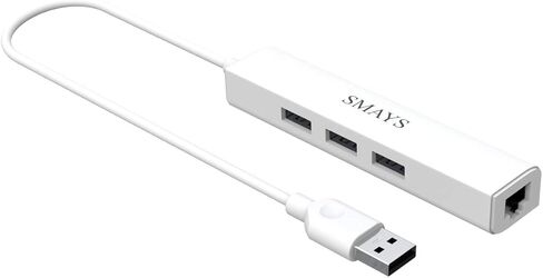 USB to RJ45 USB Computer Network Adapters for Windows Laptop PC or Mac, USB Splitter 1 to 3 in Saudi Arabia