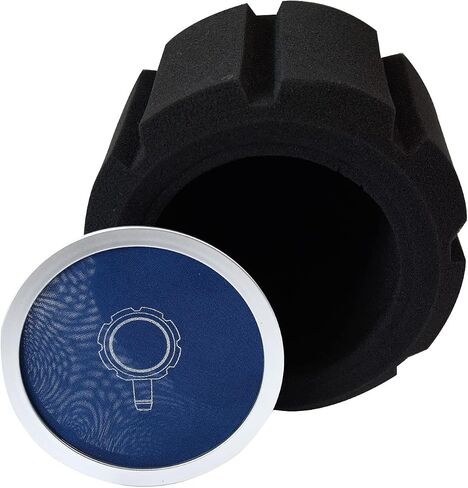 Top Tier Microphone Pop Filter for Mic - Isolation Shield and Sound Absorber Foam Ball for Noise and Reflection Reduction - Complete with Self Adhesive Cable Clips and Silicone Cable Ties in Saudi Arabia