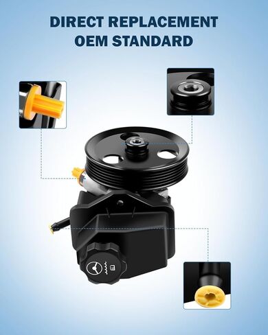 مضخة توجيه كهربائية ECCPP 20-69989 مناسبة لـ 2006 2007 2008 2009 2010 2011 لسيارة شيفروليه إمبالا، 2006-2007 لسيارة شيفروليه مونتي كارلو in Kuwait