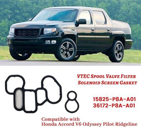 15825-P8A-A01 VTEC بكرة صمام تصفية الملف اللولبي مجموعة حشيات الشاشة لهوندا أكورد V6 أوديسي الطيار ريدجلاين 36172-P8A-A01 15825P8AA01 in Kuwait
