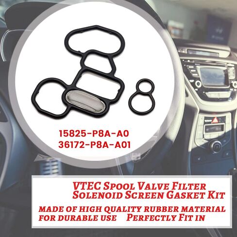 15825-P8A-A01 VTEC بكرة صمام تصفية الملف اللولبي مجموعة حشيات الشاشة لهوندا أكورد V6 أوديسي الطيار ريدجلاين 36172-P8A-A01 15825P8AA01 in Kuwait