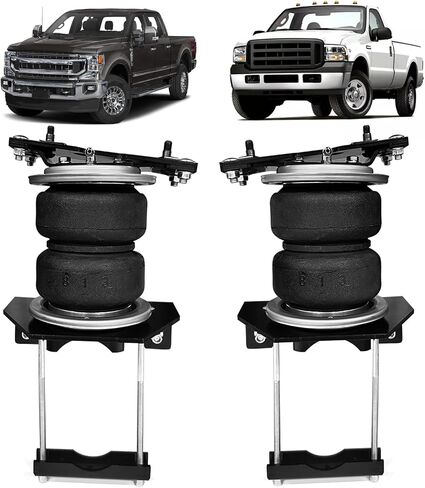 مجموعة تعليق أكياس الزنبرك الهوائي VIGOR متوافقة مع 2020-2022 Ford F-250 وF-350 Super Duty Pickup، زنبرك مساعد الهواء الخلفي 89352، ما يصل إلى 5000 رطل من سعة تسوية الحمل in Saudi Arabia