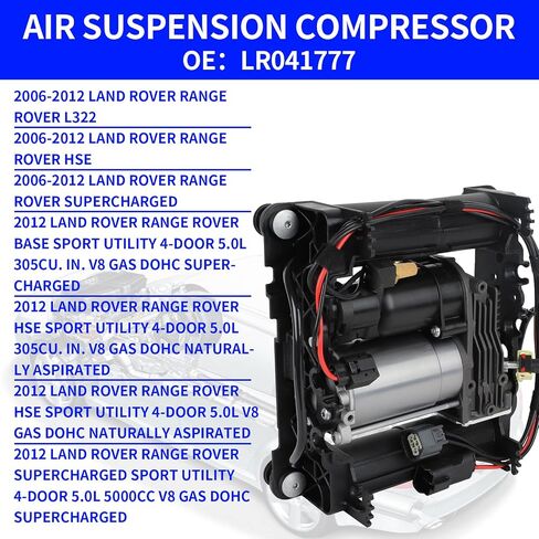 Compatible with Air Suspension Compressor Land Rover Range Rover L322 2003-2005 RQL000014 LR006201 in Saudi Arabia
