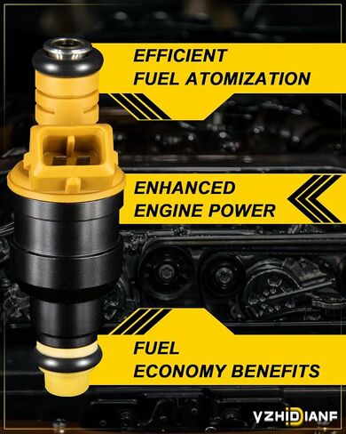 0280150943 Fuel Injectors for:-Ford, for:-Lincoln, for:-Mustang 4.6L, 5.0L, 5.4L, 5.8L, for:-Mercury Vehicles - E250, F150, F350, E350, 4 Holes, 1pc in Saudi Arabia