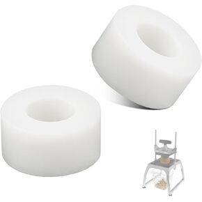 379009 Replacement Washer Bumpers - 3/8" Rubber Washer Bumper 2241001 for Vollrath Corers, Dicers, Choppers & Wedgers - Durable Shock-Absorbing Spacer Bumpers Protects Blades & Push Blocks - 2 Pack
