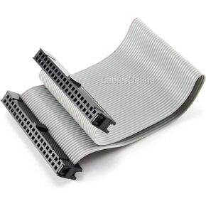 CablesOnline, 6-inch 40-Pin 2x20 2.54mm-Pitch Female/Female 40-wire IDC Flat Ribbon Cable, FR-4006