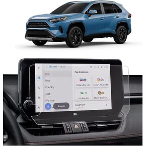 For 2025 Toyota RAV4 Matte Anti-Glare Screen Protector - 2023 2024 2025 RAV4 Hybrid & RAV4 (XLE Premium/Adventure/TRD Off-Road/Limited/XSE) Accessories 9H Tempered Glass 10.5" Navigation Touchscreen