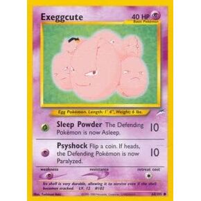 بوكيمون الفردي - exeggcute - 64/105 - مشترك - طبعة غير محدودة - مصير جديد