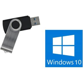 محرك USB قابل للتشغيل لتثبيت Windows 10– 8GB USB 3.0 للإعداد والاسترداد - UEFI/Legacy متوافق
