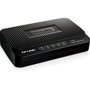 TP-LINK TD-8817 ADSL2+ Modem, 1 RJ45, 1 USB Port, Bridge Mode, NAT Router, Annex A, ADSL Splitter, 24Mbps Downstream
