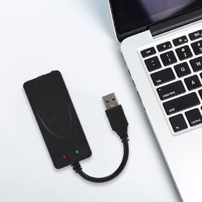 Zopsc Dual Port USB2.0 56K External Modem Driver, Plug and Play, V.92 V.90 V.42bis Protocol, Automatic Dialing, Caller ID, 56kb s Speed, for