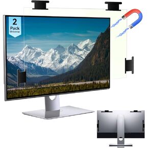 [2 Pack] Magnetic 24 Inch Computer Anti Blue Light Screen Protector for 16:9 Aspect Ratio Widescreen Monitor, Eye Protection Anti-Glare Light Computer Screen Protector, Removable 24 in Protective Film