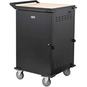 Tripp Lite Locking Storage Cart for Laptops, Tablets, AV Equipment (CSCSTORAGE1)