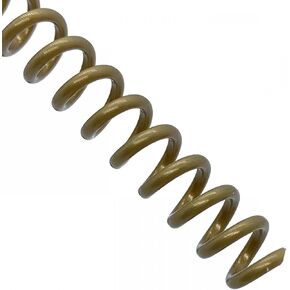 Spiral Binding Coils 7mm x 914mm (9/32 x 36-inch) 4:1 [pk of 100] Color: Antique Gold (PMS 874 C)