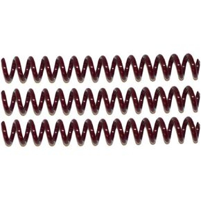 Spiral Binding Coils 6mm x 381mm (1/4 x 15-inch) 4:1 [pk of 100] Legal Size; Color: Maroon (PMS 188 C)
