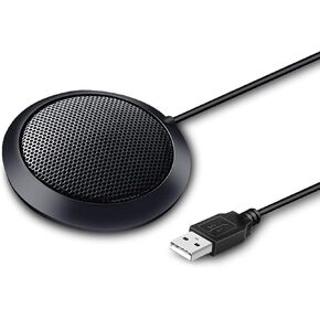 Xtream M3 - USB Omnidirectional Table Top Conference Microphone with 360° Pickup, Plug & Play, Compatible with PC/Laptop for Meetings, Interviews, and Dictation