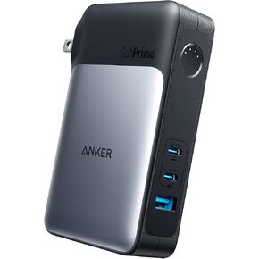 Anker GaNPrime Power Bank, 2-in-1 Portable Charger, 10,000mAh 30W USB-C Battery Pack with 65W Wall Charger, Works for iPhone 15/15 Plus/15 Pro/15 Pro Max/14/13, Samsung, Pixel, MacBook, Dell in Saudi Arabia