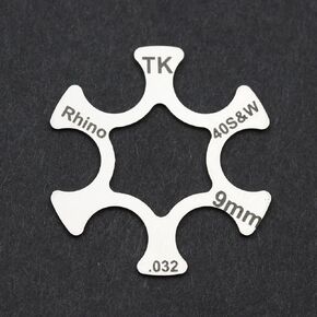 10 Moon Clips - Premium Moon Clip for Chiappa Rhino 40DS 9mm/.40 Revolver | Speedy Stainless Steel Moon Clips for Easy Loading and Unloading | Made in USA