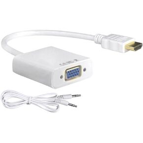 HDMI MALE TO VGA FEMALE W/AUDIO / 4XHDMIVGAA /