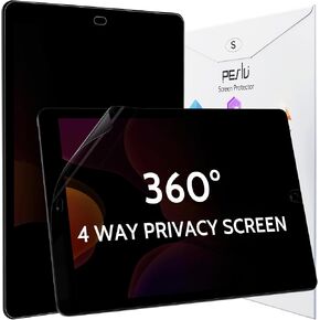 360° Privacy Screen for iPad 9th 8th 7th Gen - 10.2 Inch, Anti Glare Blue Light Spy Filter Private Cover, High Sensitive Bubble-Free Easy Install Black Security Protector
