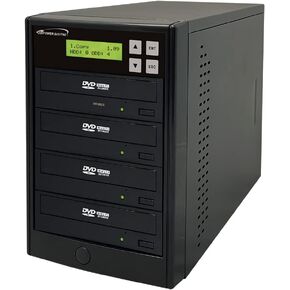 Vinpower Digital Standard 1 to 3 Target 24x DVD CD Disc Duplicator Tower SATA Optical Drives - Black
