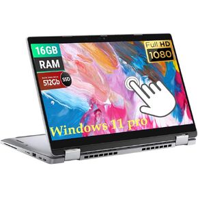 Dell Latitude 5320 2-in-1 Touchscreen, 13.3" FHD (1920x 1080), Intel i7-1185G7 (3.0-4.8GHz), 16GB RAM, 512GB SSD, Backlit Keyboard, Win11 Pro (Renewed)