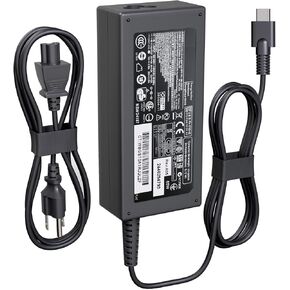 65W USB C Charger Fit for HP EliteBook 830 835 840 845 860 865 640 650 655 1040 G8 G9 G10 G11 Probook 440 445 450 455 460 465 G8 G9 G10 G11 Laptop Power Adapter Supply Cord