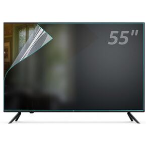 2025 Anti-Glare TV Film for 55 Inch, Glare Screen Protector, Filter Blocking Blue Light From 380nm to 495nm, Outdoor Anti Glare Shield 55 inch (55" 1212 * 684)