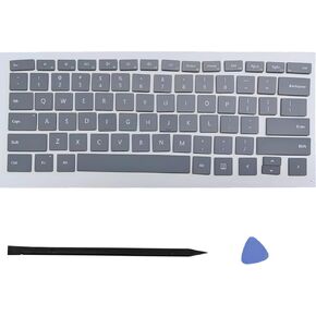 Replacement Keycap Keys Full Set of Key Cap Compatible for Surface Pro 4/5/6/7/7Plus 1724 1796 1807 1866 1960 1961 Keyboard 2015-2021 Year (Black)