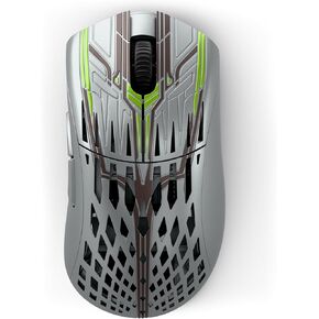 Pwnage Stormbreaker Max CF اللاسلكي ألعاب الماوس 8 كيلو هرتز - 45 جرامات Esports Ultralight Pro Gamer Professional Xero PAW3950 Sensor Optical 36،000 DPI - 8000Hz -100 ٪ PTFE SKATES ERGO - NINJA
