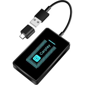 Wireless Carplay Adapter for iPhone, 2024 Upgraded, A-pple Car Play Wireless Adapter, Compatible with Cars from 2016 and iPhone iOS 10+