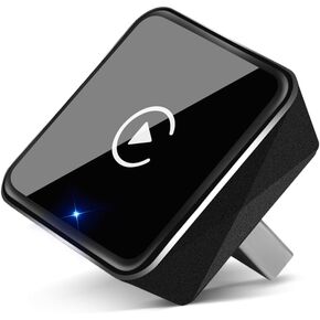 Wireless CarPlay Adapter – Upgrade Wired to Wireless, Mini USB/Type-C Design, OTA Updates, Fast Connection for iPhone 6+, Dual-Band Wi-Fi