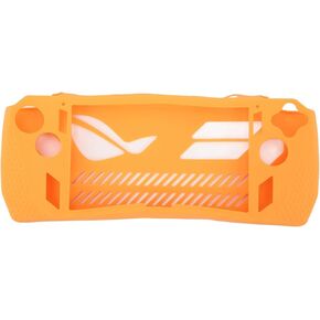 Game Protective Silicone Cover Scratch Slip Case for ROG ALLY Gaming Machine (Orange)
