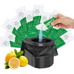 Poo Gel for Portable Toilet, Eco Absorbent Gel for Camping Toilet Powder, Poo Urine Powder for Potty Bags for Outdoor Camping Hiking Emergency