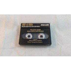 Maxell 2.0GB 91.5M HS-4/90S 4MM Data Cartridge for Helical Scan Drives (1-Pack)