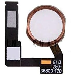 ePartSolution_ Home Button Module Menu Key Button Flex Cable Ribbon Connector for iPad Air 3rd Gen A2152 A2153 A2123 Replacement Part USA (Rose Gold)
