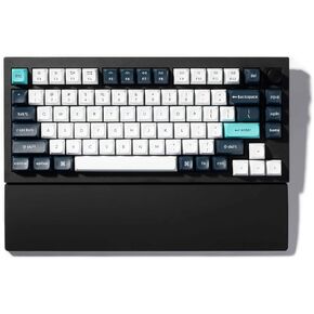 Keychron Silicone Palm Rest for V1 / V1 Max / V2 / V2 Max / Q1/ Q1 Pro / Q1 HE/ Q1 Max / Q2 / Q2 Pro / Q2 Max/ Q2 HE/ P1 / P1 Pro / P1 HE - Black, 12.89" Length
