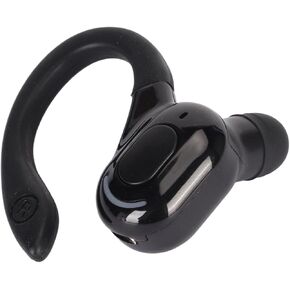 Yunseity 5.2 سماعة رأس Bluetooth ، مكالمات HD مكالمة ضوضاء الحد من سماعة الأذن واحدة أذن عمل لقيادة الاجتماع الاستماع (أسود)