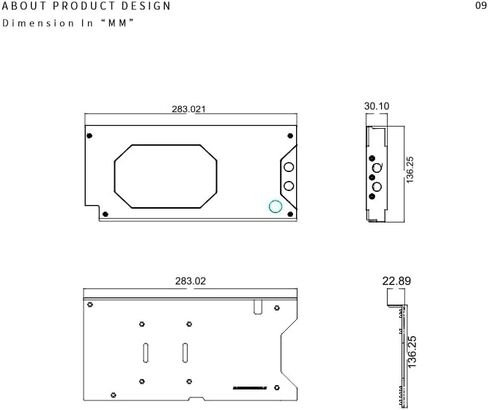 Copper GPU Water Cooling Block GPU Waterblock for Asus RTX5090 RTX5090Ti RTX5080 RTX5080Ti RTX5070 RTX5070Ti RTX5060 RTX5060Ti (for Asus Rog Astral RTX 5090 O32G Gaming) in Saudi Arabia